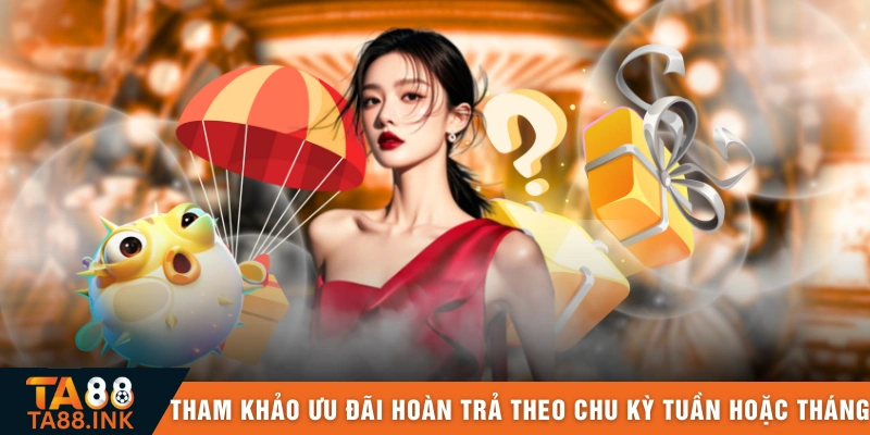 Tham khảo ưu đãi hoàn trả theo chu kỳ tuần hoặc tháng